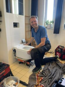 Rob Sikkenk Tijdens De Werkzaamheden