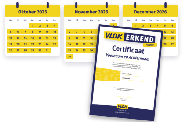 VLOK Certificaat Kalenders VLOK Certificaat Kalenders